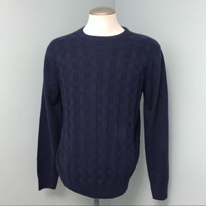 ARNOLD PALMER men’s size medium navy blue pullover sweater long sleeves